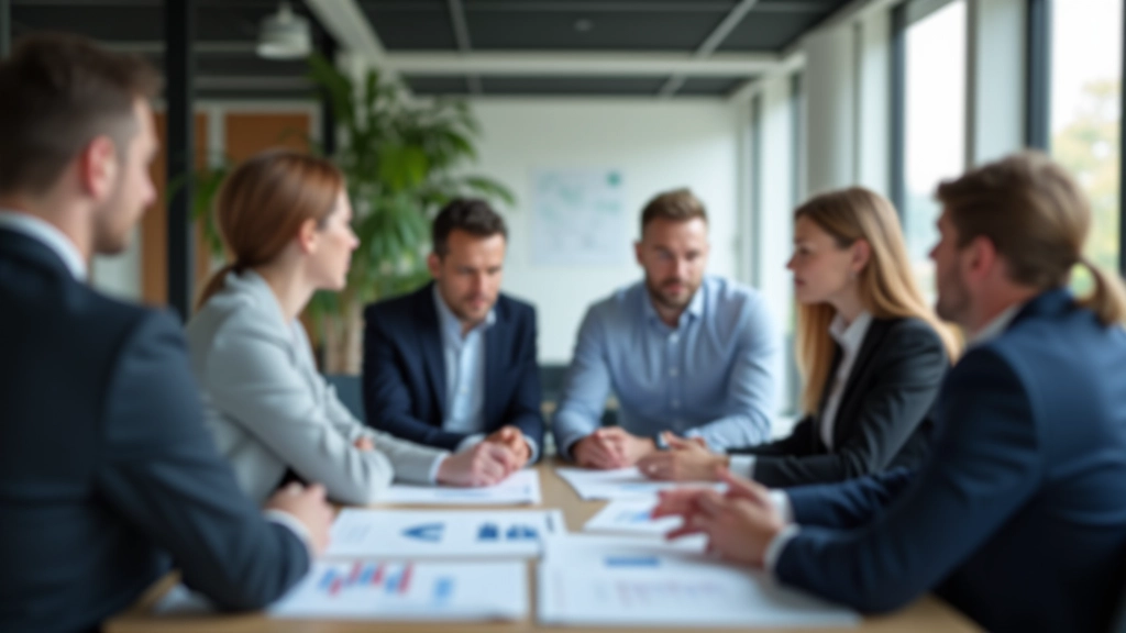 Équipe en réunion de travail